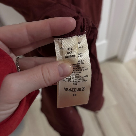 Free People Samantha Embroidered Button Down Shirtdress Dress Double Dare Large - Picture 10 of 12